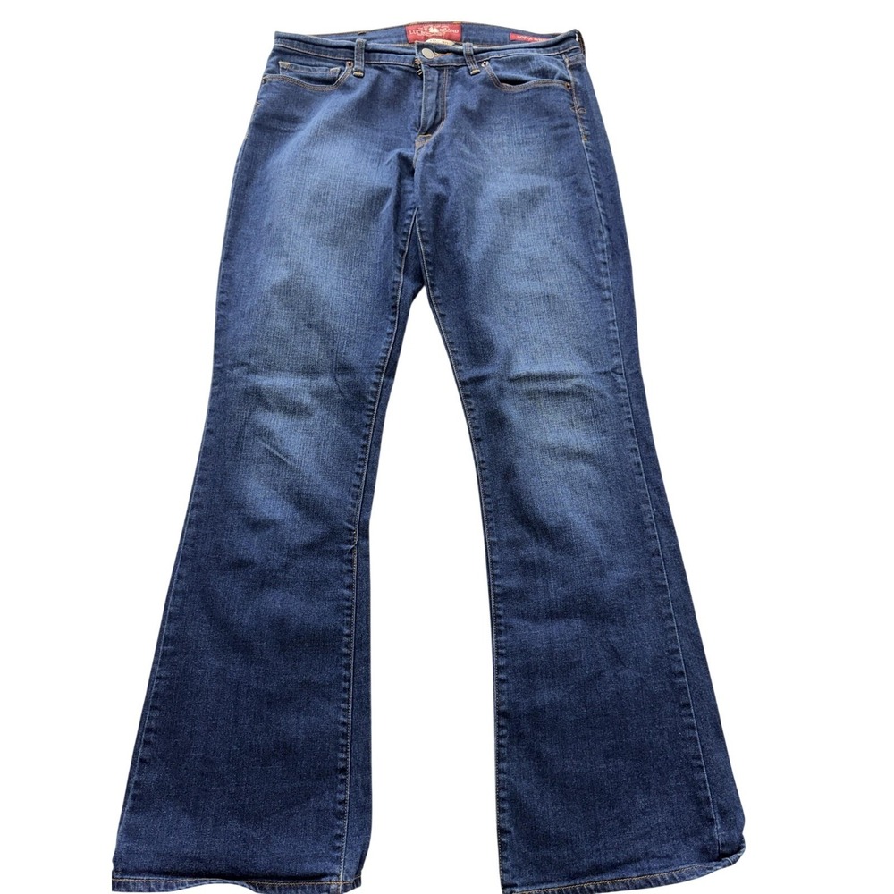 Lucky Brand Sofia Boot Jeans Womens 10/30 Blue Med Wash Mid Rise 32x30 Denim